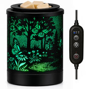 FIZYZYNA front view wax warmer showing shark design and LED light benefit