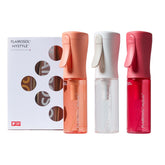 FLAIROSOL three-bottle pack front view showing compact travel-ready design