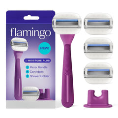 Flamingo handle front view showing ergonomic grip and control benefit