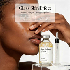 FLCRSN applying ampoule to hand demonstrating smooth finish