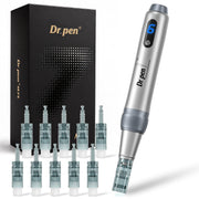 FLINKYE Dr Pen M7S front view showing ergonomic design and compact benefit