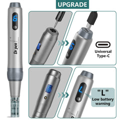 FLINKYE pen held in hand demonstrating comfortable grip for steady control