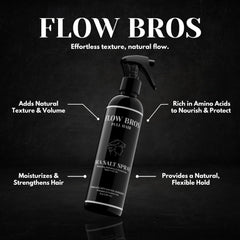 Flow Bros bottle in hand to show 8oz scale and portable styling benefit
