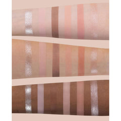 Flower Knows close-up of pans showing soft shimmer and matte textures for blendability