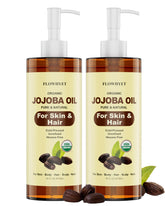 FLOWHYET front packaging showing two 16oz bottles, value and organic benefit
