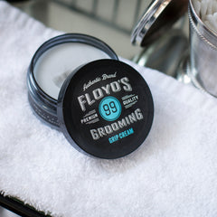 Floyd's 99 cream on hand demonstrating easy distribution and spreadability
