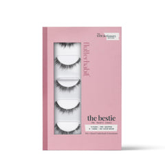 FlutterHabit Bestie front packaging showing five pairs and branding benefit convenience