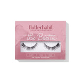 FlutterHabit front packaging showing two underlash pairs and benefits
