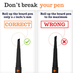 FOLLICLE BOOSTER pen in hand applying strokes for quick, natural coverage