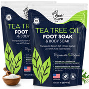 FOOT CURE front pouch showing product branding and benefits