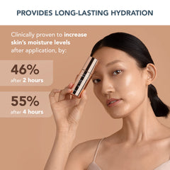 FOREO pump close-up demonstrating precise dispensing and hygienic application benefit