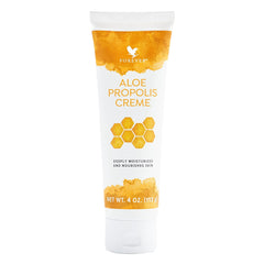 Forever Living front jar shot showing cream packaging and brand benefit