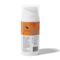 Forgotten Skincare tube open with creamy texture demonstrating smooth application