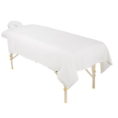 ForPro detail of fitted sheet elastic demonstrating secure snug fit