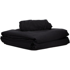 ForPro fitted sheet stretched on massage table showing wrinkle-resistant fit