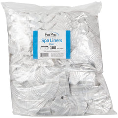 ForPro spa liner elastic band close-up demonstrating secure rim fit and quick installation benefit