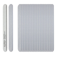 ForPro zebra close-up of 120 and 180 grit texture for fast shaping