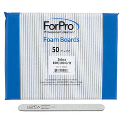 ForPro zebra foam board front packaging showing 50-count and size benefits