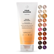 FOUR REASONS front packaging showing apricot color and benefits