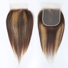 FQ short bob styled on mannequin, demonstrates wearable ombré honey-blonde finish benefit