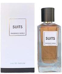 Fragrance World front packaging showing clean modern bottle and branding benefit of sleek display