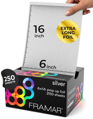 FRAMAR front packaging showing extra large foil sheets and professional benefits