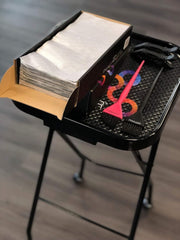 FRAMAR stylist applying foil showing faster, organized highlighting workflow