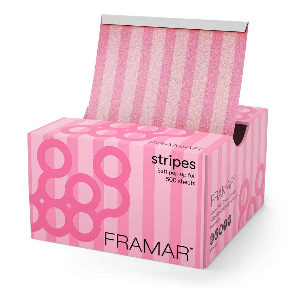 FRAMAR front box showing pink stripes for quick identification and stocked supply
