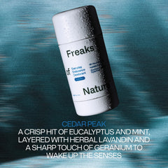 Freaks of Nature Cedar Peak cream texture close-up demonstrating smooth, lightweight application