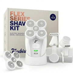 Freebird FlexSeries front view highlighting ergonomic grip and control for comfortable shaving