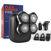 Freebird FlexSeries Pro front view showing ergonomic handle and power button for comfortable control