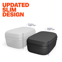 Freebird case in a travel bag demonstrating portability and easy packing