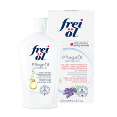 frei öl front label showing 125 ml bottle and vegan claim benefits