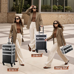 FRENESSA reinforced aluminum frame and corner protecting contents