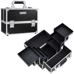 FRENESSA front view of closed case showing sleek black protection and portability
