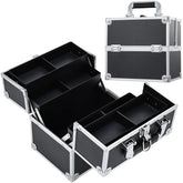 FRENESSA front view showing compact lockable professional makeup case and portability