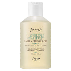 Fresh Hesperides grapefruit front bottle showing label and energizing citrus scent