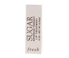 Fresh sugar lip treatment application on lips demonstrating smooth finish and visible softening benefit