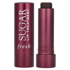 Fresh sugar lip treatment plum front tube showing packaging and shade benefit