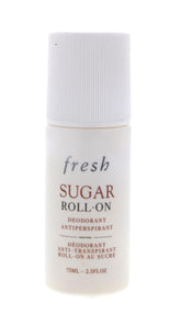 Fresh Sugar roll-on front packaging showing label and 75ml size for easy identification and freshness benefit