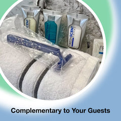 Freshscent individually sealed poly bags ensuring hygiene and tamper protection