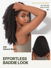 Frodio detail of spiral curly ends showcasing bouncy defined curls