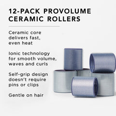 Fromm rollers held in hand to show size and how they create volume