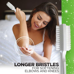 Fuller Brush close-up of short stiff bristles scrubbing trapped dirt effectively