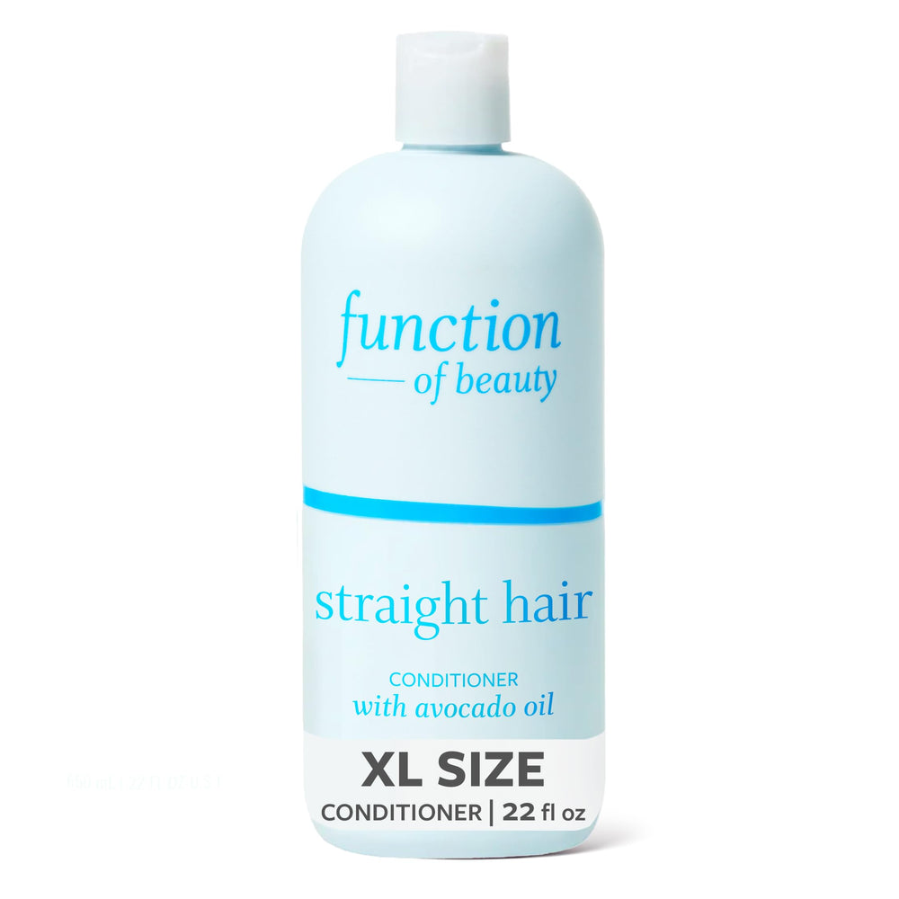 Function of Beauty front bottle view showing label and XL size for easy selection
