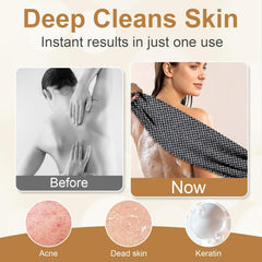 Funfunman Blissal dual-sided view showing gentle and exfoliating surfaces