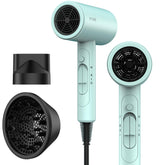 FUNTIN front view of blue dryer highlighting compact professional design and fast drying