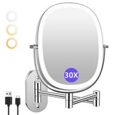 FUNTOUCH chrome front view showing sleek oval design and bright lighting benefit