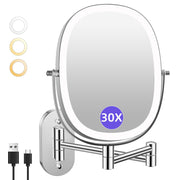 FUNTOUCH chrome front view showing sleek oval design and bright lighting benefit