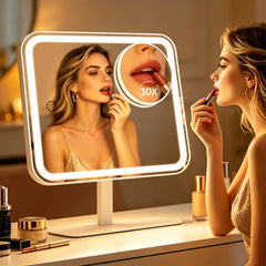 FUNTOUCH front view showing large illuminated mirror and wide coverage benefit
